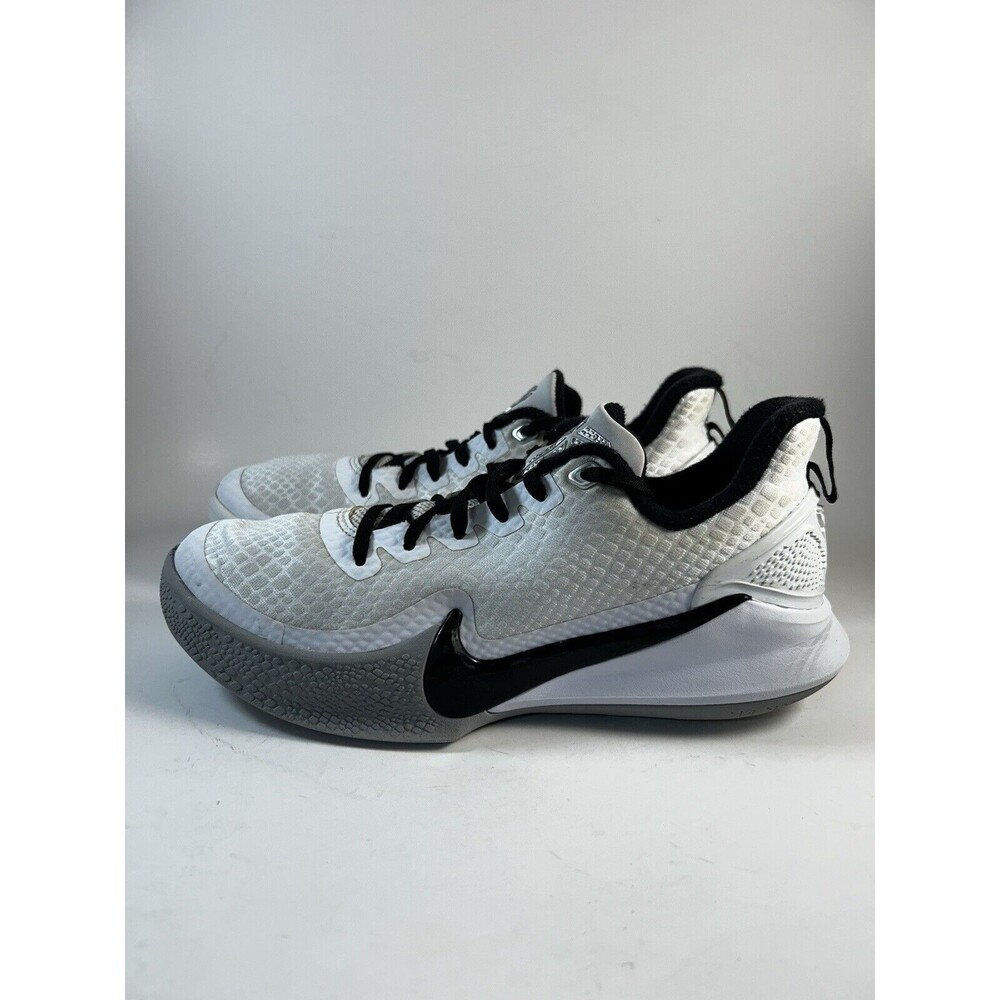 Nike Mamba Focus TB Mens Size 5.5 White Kobes Basketball Low Sneakers AT1214-100